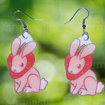 Sweet Strawberry Animal Handmade Earrings (collaboration with @saltnox)