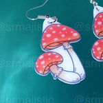 Cute Little Mushroom Handmade Earrings (collaboration with @saltnox)