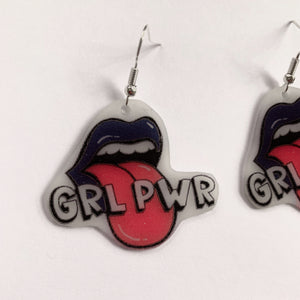 GRL PWR Funky Statement Handmade Earrings!