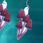 Cute Little Mushroom Handmade Earrings (collaboration with @saltnox)