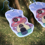 Cute Cottagecore Forest Themed Handmade Earrings (collaboration with @saltnox)