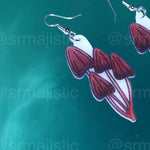 Cute Little Mushroom Handmade Earrings (collaboration with @saltnox)