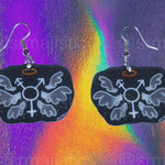 Alternative Pride Stylized Handmade Earrings (collaboration with @saltnox)