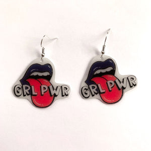 GRL PWR Funky Statement Handmade Earrings!