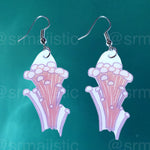 Cute Little Mushroom Handmade Earrings (collaboration with @saltnox)