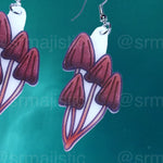 Cute Little Mushroom Handmade Earrings (collaboration with @saltnox)