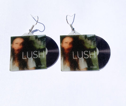 Mitski LUSH Vinyl Album Handmade Earrings!