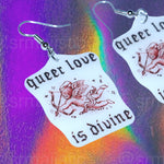 Alternative Pride Stylized Handmade Earrings (collaboration with @saltnox)