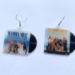 Mamma Mia Musical Soundtrack Vinyl Album Handmade Earrings!