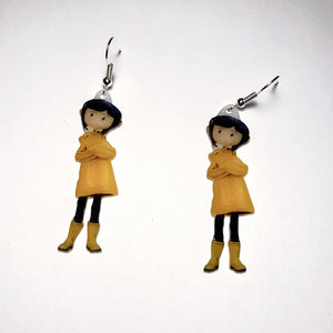Coraline Cartoon Character Handmade Earrings!