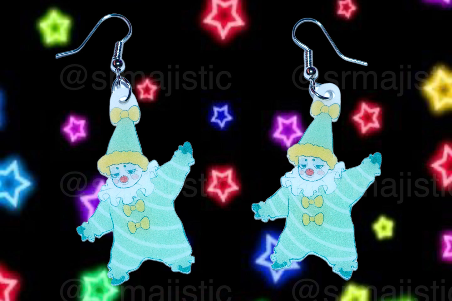 Clown Family Funky Handmade Earrings (collaboration with @saltnox)