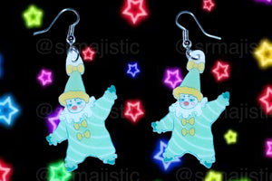 Clown Family Funky Handmade Earrings (collaboration with @saltnox)