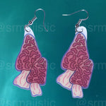 Cute Little Mushroom Handmade Earrings (collaboration with @saltnox)