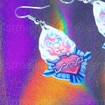 Alternative Pride Stylized Handmade Earrings (collaboration with @saltnox)