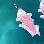 Cute Little Mushroom Handmade Earrings (collaboration with @saltnox)