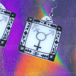 Alternative Pride Stylized Handmade Earrings (collaboration with @saltnox)
