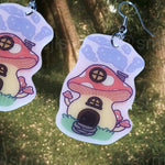 Cute Cottagecore Forest Themed Handmade Earrings (collaboration with @saltnox)