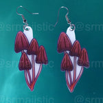 Cute Little Mushroom Handmade Earrings (collaboration with @saltnox)