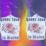 Alternative Pride Stylized Handmade Earrings (collaboration with @saltnox)