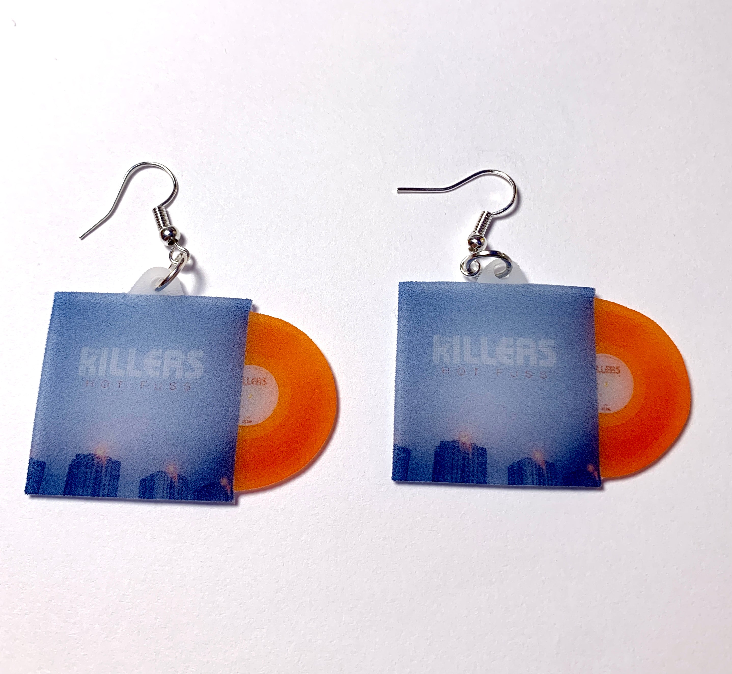 The Killers Hot Fuss Vinyl Album Handmade Earrings!