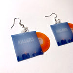 The Killers Hot Fuss Vinyl Album Handmade Earrings!