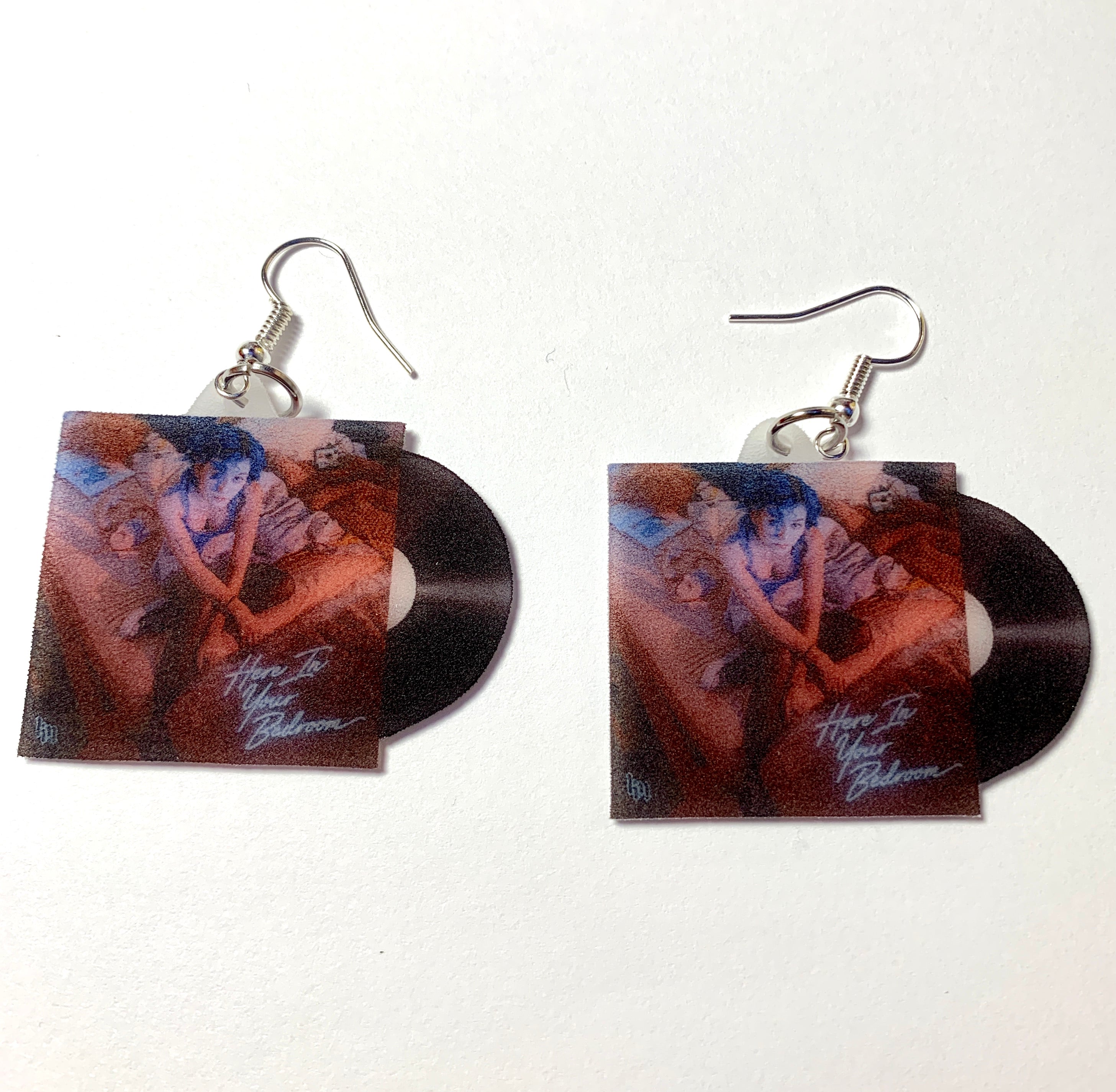 Kailee Morgue Here in Your Bedroom Vinyl Album Handmade Earrings!