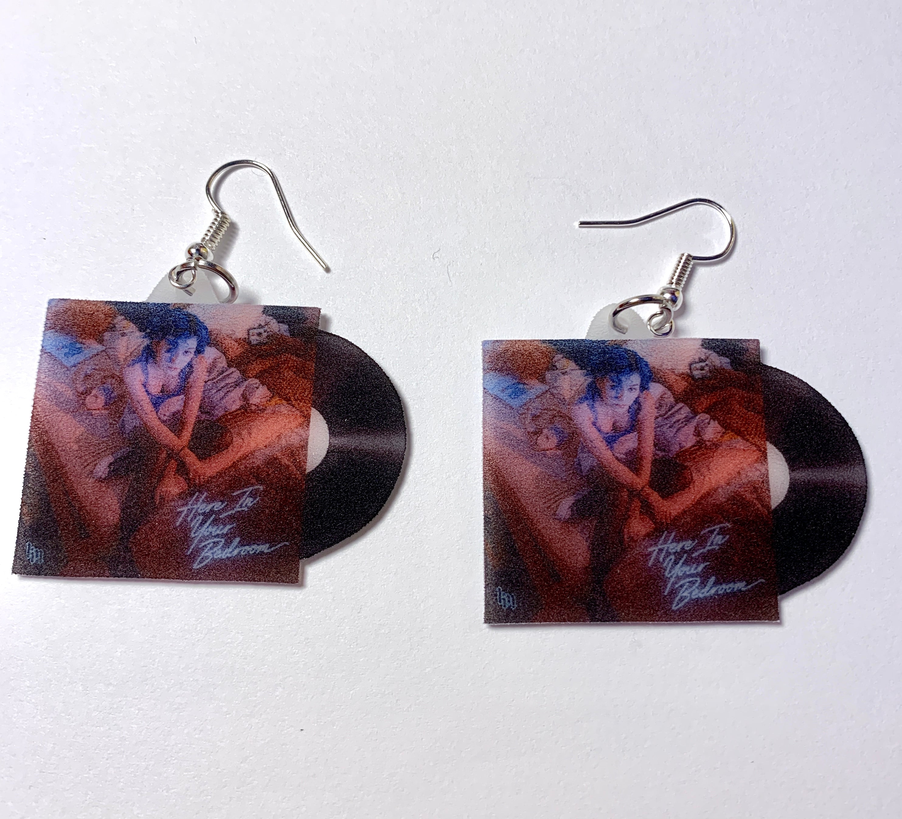 Kailee Morgue Here in Your Bedroom Vinyl Album Handmade Earrings!