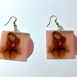 Britney Spears Baby One More Time Vinyl Album Handmade Earrings!