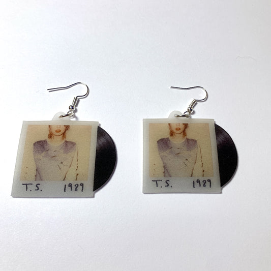 Taylor Swift 1989 Vinyl Album Handmade Earrings!