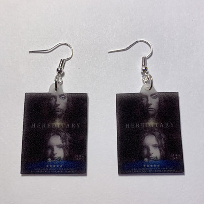 Hereditary Movie Poster Handmade Earrings!