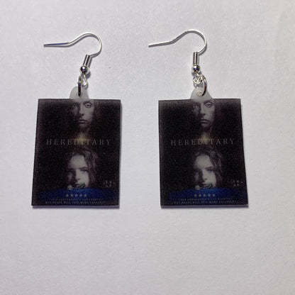 Hereditary Movie Poster Handmade Earrings!