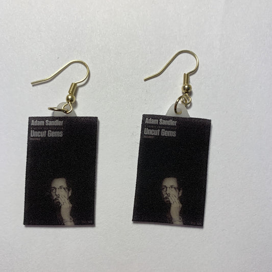 Uncut Gems Movie Poster Handmade Earrings!