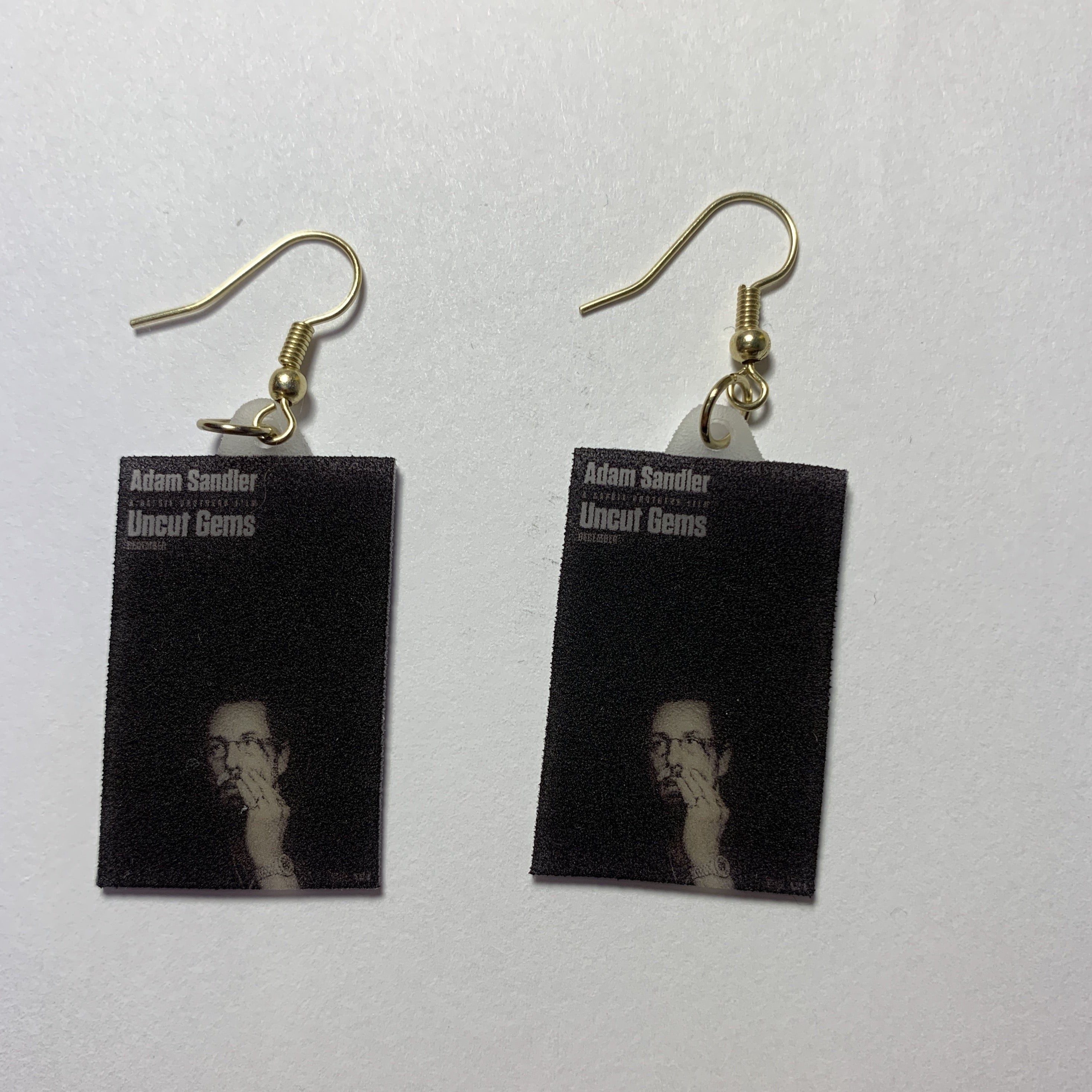 Uncut Gems Movie Poster Handmade Earrings!