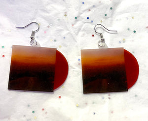 Finneas Blood Harmony Vinyl Album Handmade Earrings!
