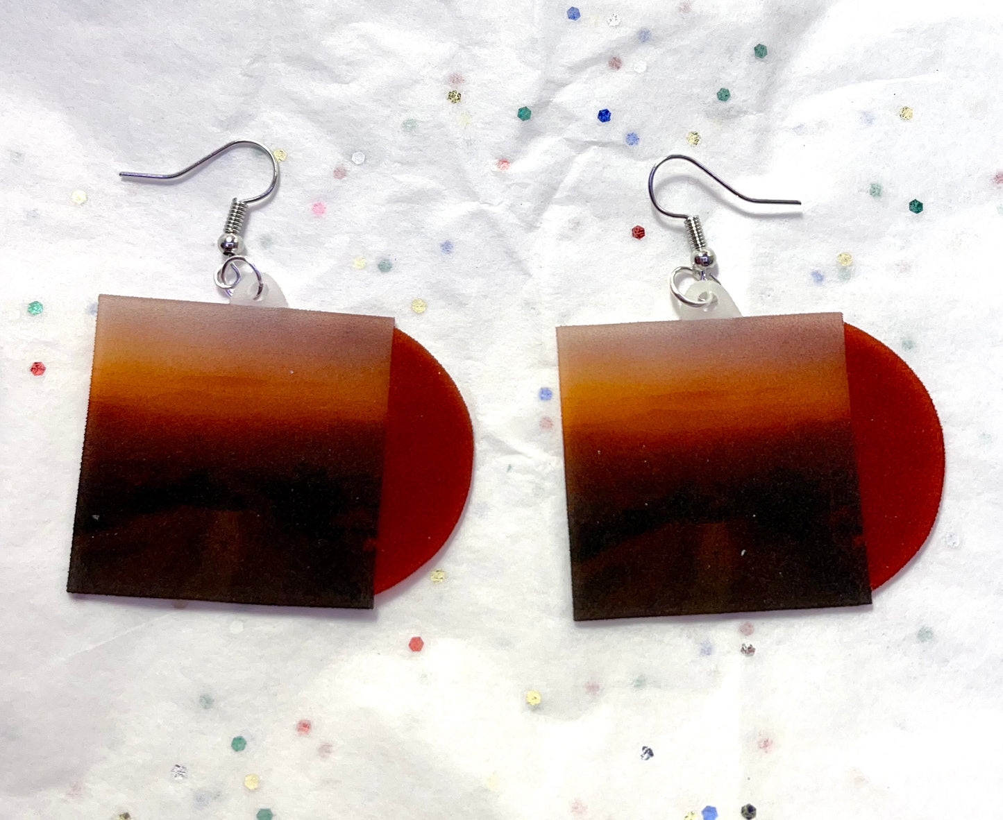 Finneas Blood Harmony Vinyl Album Handmade Earrings!