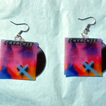 Chvrches Love is Dead Vinyl Albums Handmade Earrings!