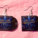 The Greatest Showman Movie Musical Soundtrack Vinyl Album Handmade Earrings!