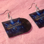 The Greatest Showman Movie Musical Soundtrack Vinyl Album Handmade Earrings!