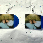 Joan Partly Cloudy Vinyl Album Handmade Earrings!