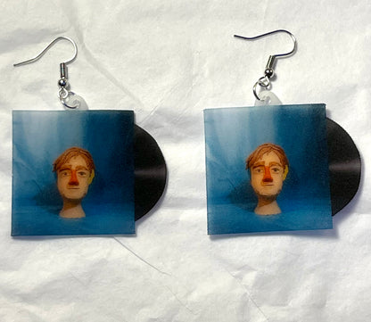 Dayglow Fuzzybrain Vinyl Album Handmade Earrings!