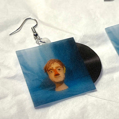 Dayglow Fuzzybrain Vinyl Album Handmade Earrings!