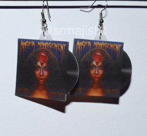 Rico Nasty Anger Management Vinyl Album Handmade Earrings!