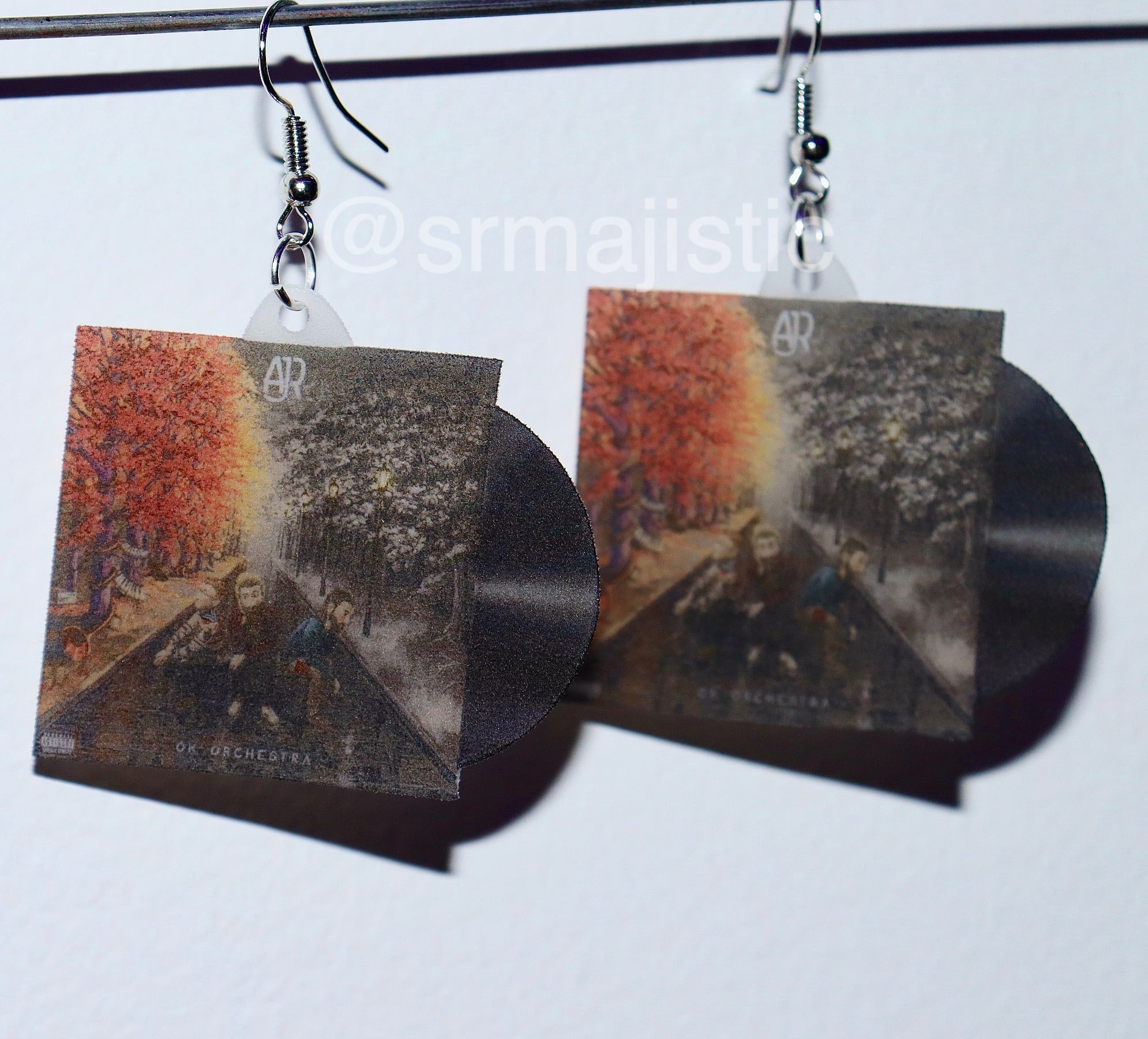 AJR OK ORCHESTRA Vinyl Album Handmade Earrings!