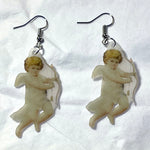 Sweet Cherub Angel Baby Handmade Earrings!