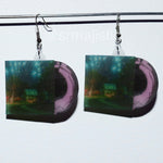 Allday Starry Night Over the Phone Vinyl Album Handmade Earrings!