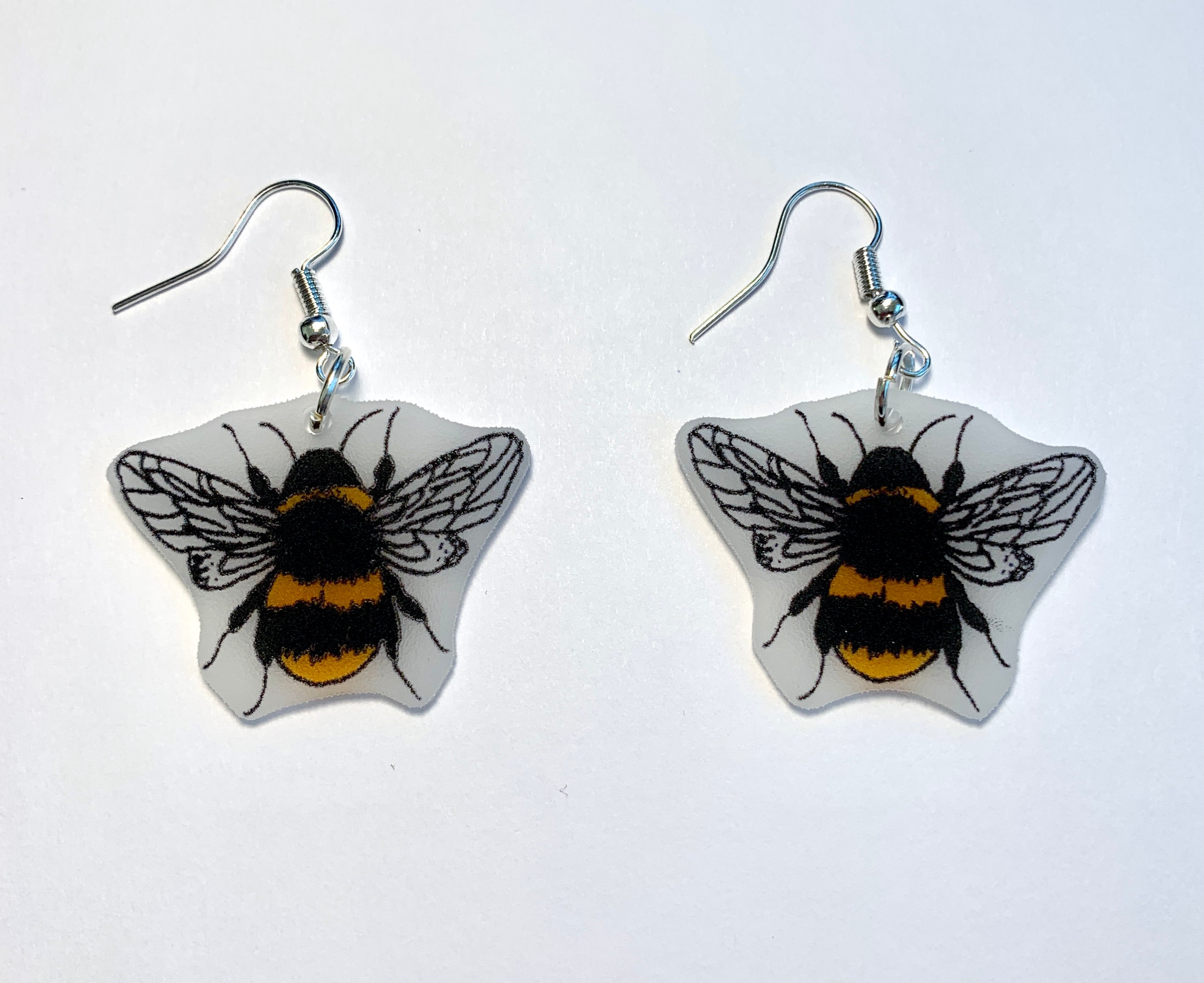 Detailed Bee Handmade Earrings!