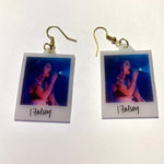 Halsey Signed Polaroid Handmade Earrings!
