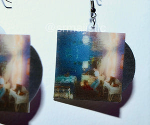Weyes Blood Titanic Rising Vinyl Album Handmade Earrings!