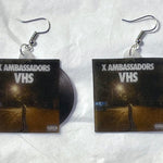 X Ambassadors VHS Vinyl Album Handmade Earrings!