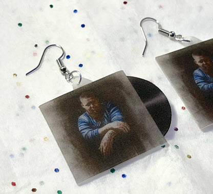 Rag N Bone Man Human Vinyl Album Handmade Earrings!